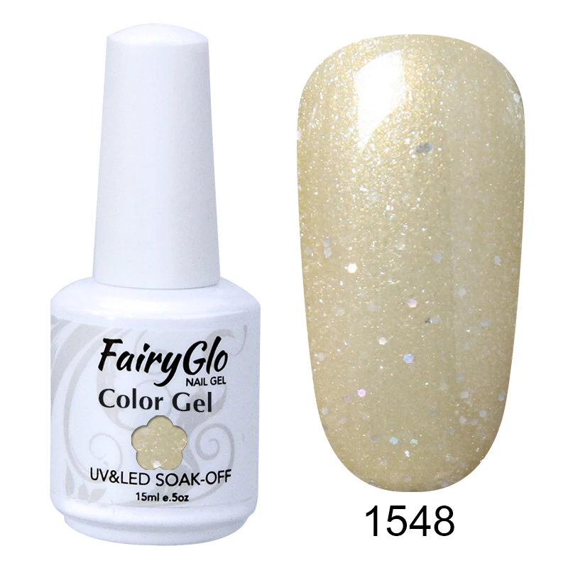 FairyGlo флуоресцентный неоновый УФ-гель для ногтей Дизайн ногтей гель лак замачиваемый Vernis полуперманентный лак для ногтей 15 мл - Цвет: 1448