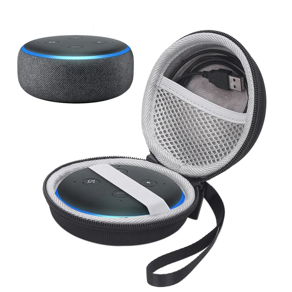 Жесткий чехол из этиленвинилацетата для Echo Dot 3rd Gen дорожный защитный умного