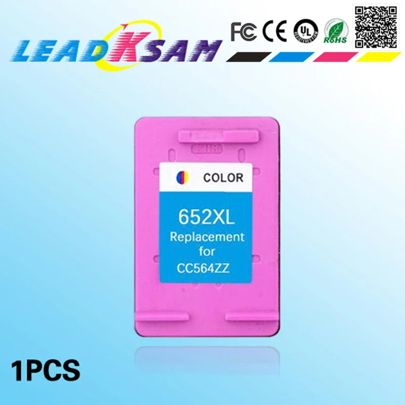 Цветной картридж с чернилами совместимый hp652 652xl Deskjet 1115 1118 2135 2136 2138 3635 3636 3835 4535 4536