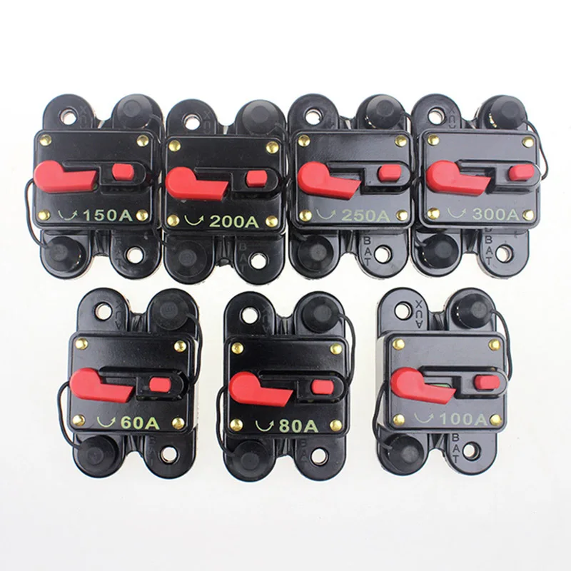 Automatic 60-300A Car Audio In Line Recovery Protection Circuit Breaker Fuse Holder | Обустройство дома