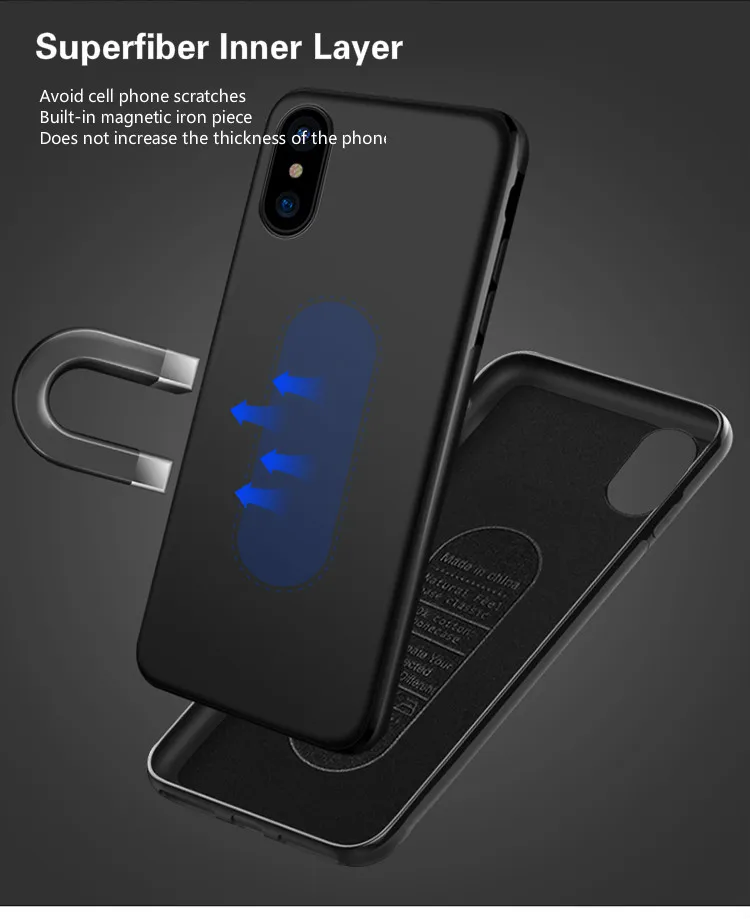 Магнитный автомобильный держатель чехол для iPhone 11 Pro XS MAX XR X Мягкие силиконовые ТПУ чехлы накладки для iPhone 7 8 6 6S Plus оболочка Coque Capa
