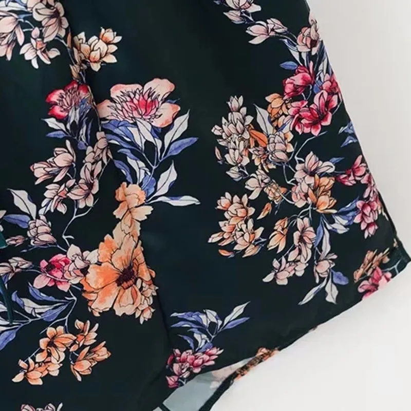 Galcaur Винтаж кимоно с принтом Блузка женские большие размеры длинный кардиган 2017