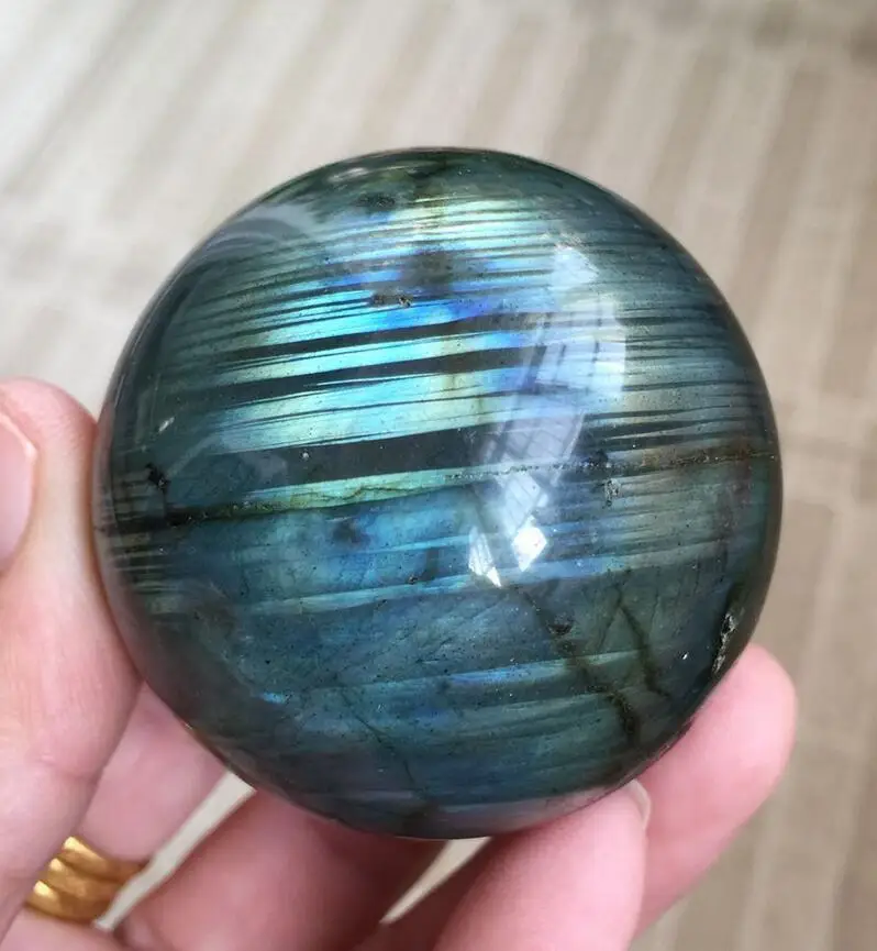 Сферический шар из 210 натурального Лабрадорита Мадагаскарский | Дом и сад