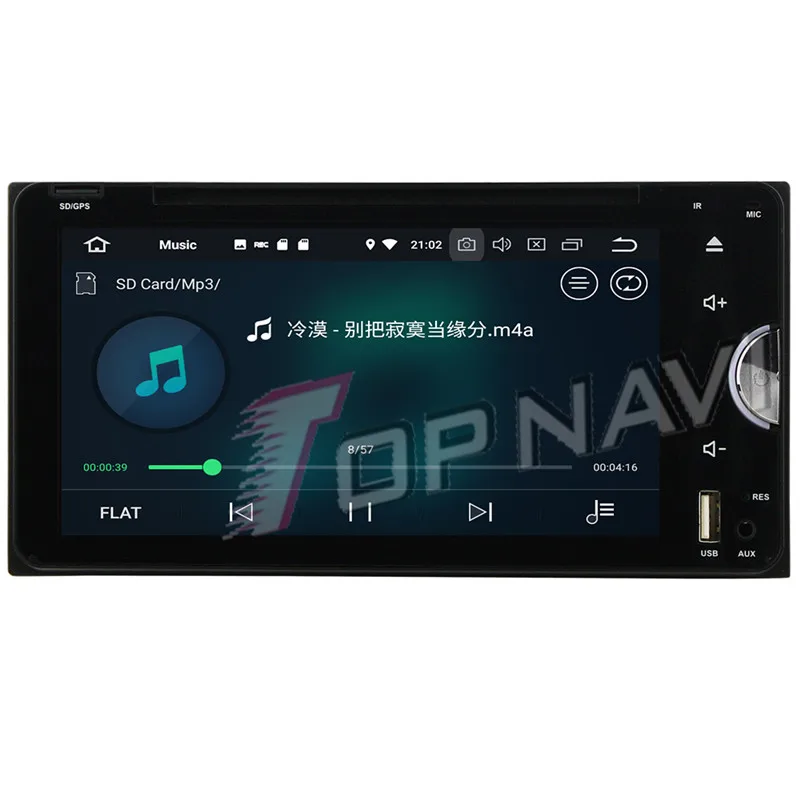 Автомобильный мультимедийный DVD-плеер TOPNAVI Octa Core Android 9 0 для Toyota Universal
