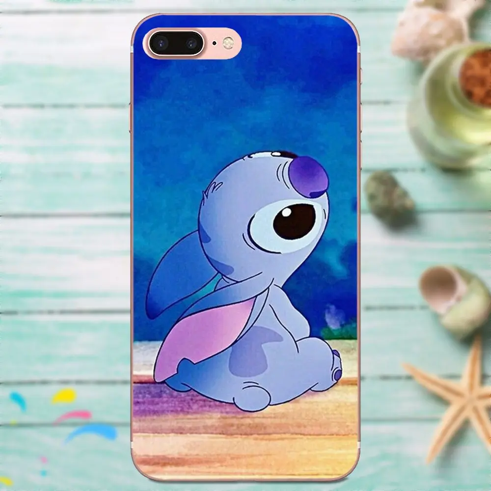 Мягкий Модный Оригинальный чехол для Apple iPhone 4 4S 5 5C 5S SE 6 6S 7 8 Plus X XS Max XR Lilo And Stitch |