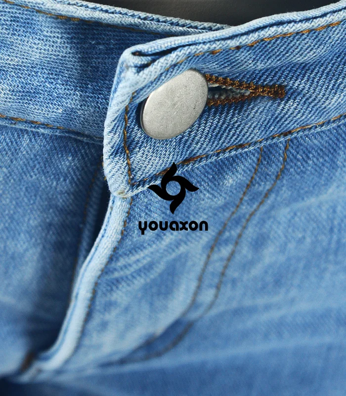 Женские джинсовые шорты Youaxon рваные с высокой талией в стиле знаменитостей