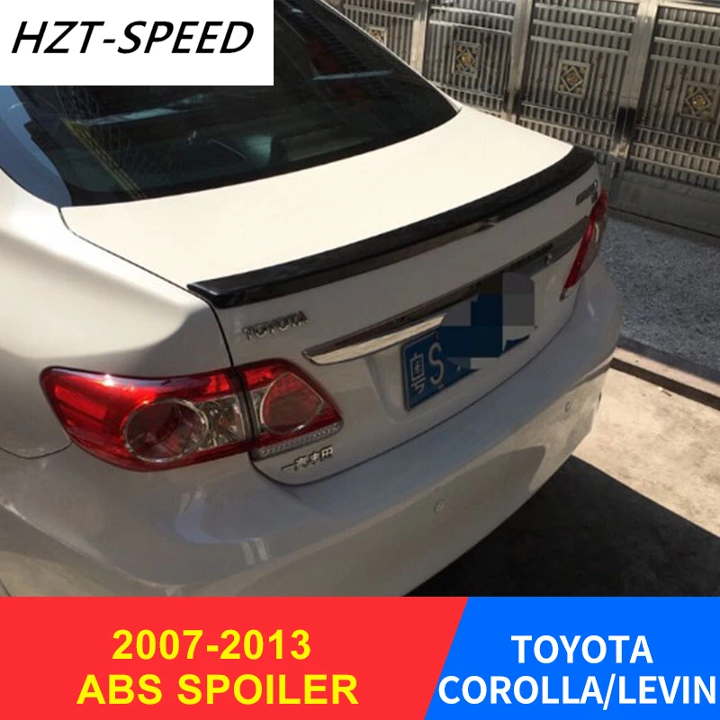 2006 2013 для TOYOTA COROLLA без пробивки ABS задний спойлер TOYOTA|Спойлеры и крылья| |