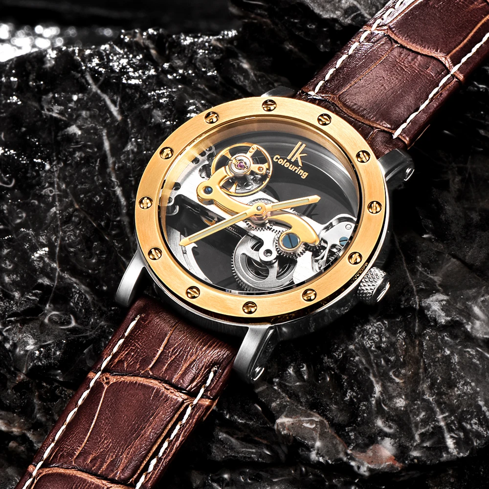 Мужские часы IK coloring автоматические механические|watch wristwatch|watches brownwatch alibaba |