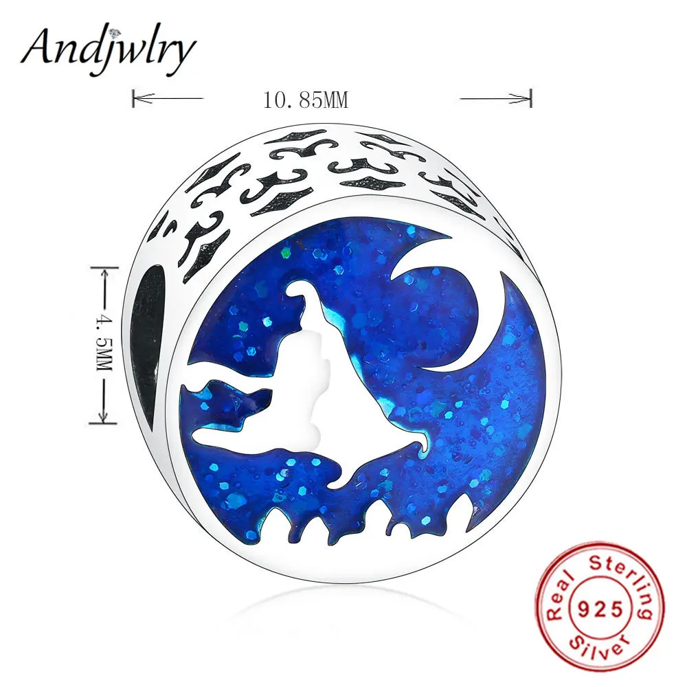 Ajw01095 Подходит для Pandora, очаровательный браслет,, 925 пробы, серебряный,, выпускной, подвески, подвеска, шарм, бусины, сделай сам, ювелирное изделие, Berloque - Цвет: Ajw01095