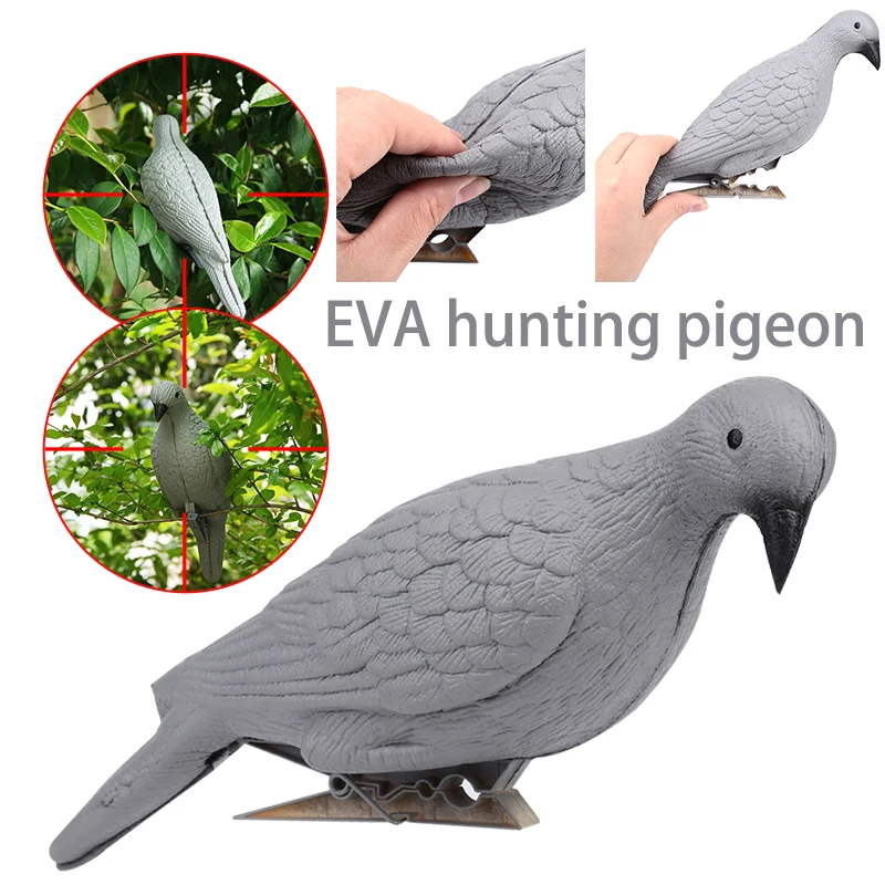 3D охотничья приманка Dove EVA серая поддельная птица стрельба Dove Decoy Декор ловушка охотничья приманка для дерева двор для вредителей на открытом воздухе