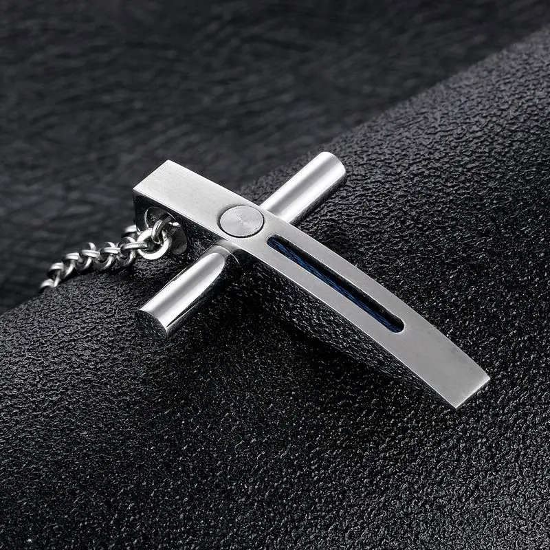 Колье из нержавеющей стали с подвеской Fate Love Classic|jesus cross necklace|cross necklacestainless steel pendant