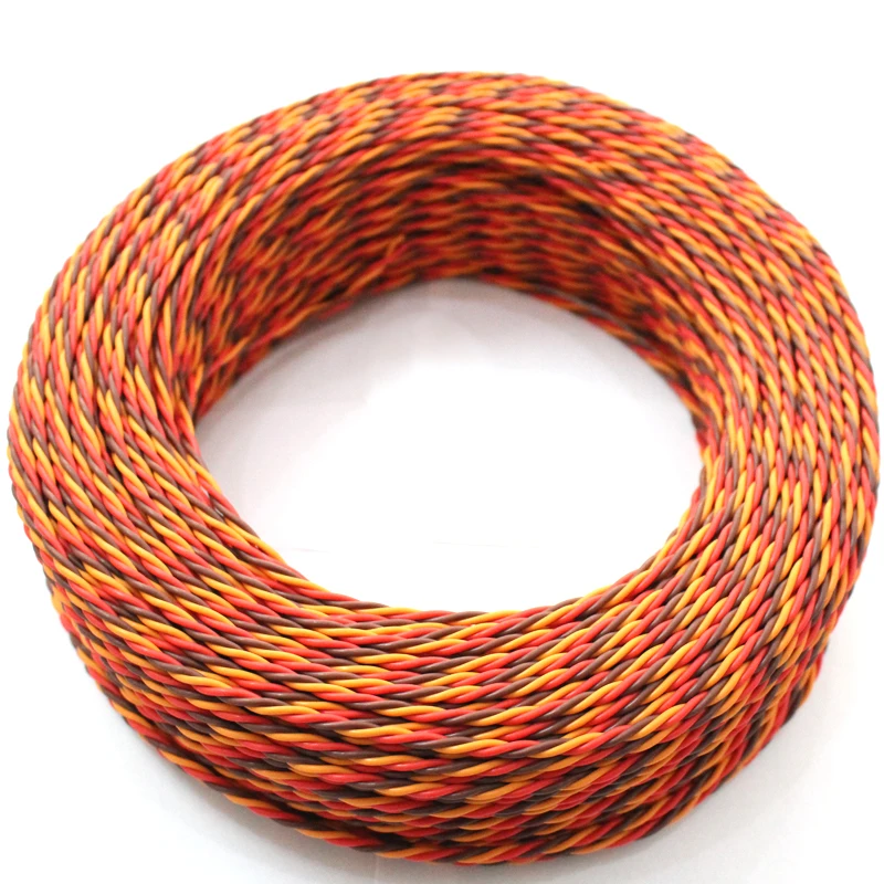 26AWG 26 # твист сервопривод удлинитель JR Futaba 5 м 10 витой провод свинец для RC