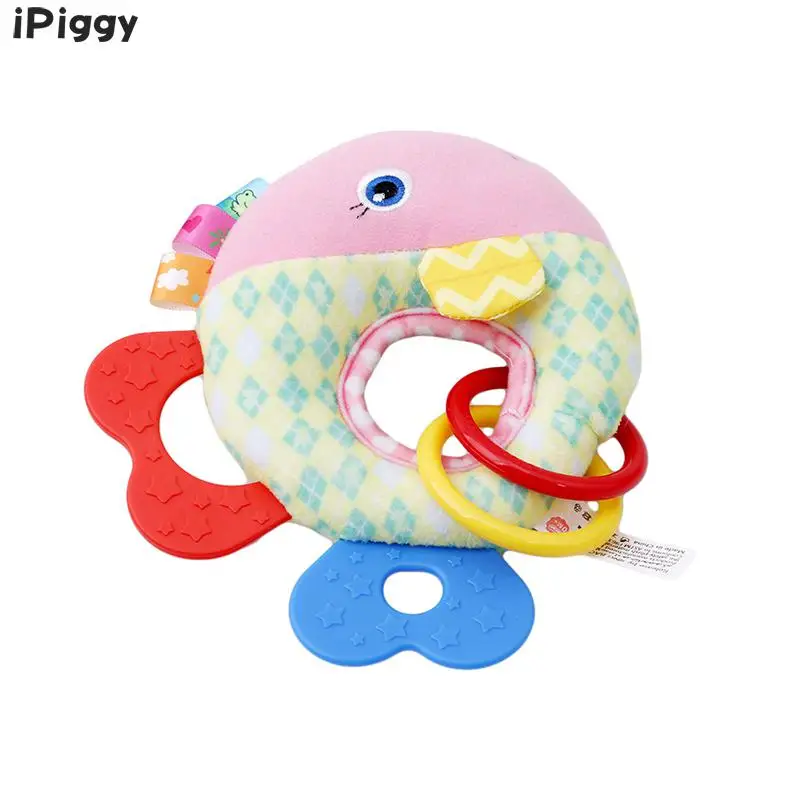 Детские погремушки iPiggy ручной колокольчик игрушка сова жираф обезьяна рыба