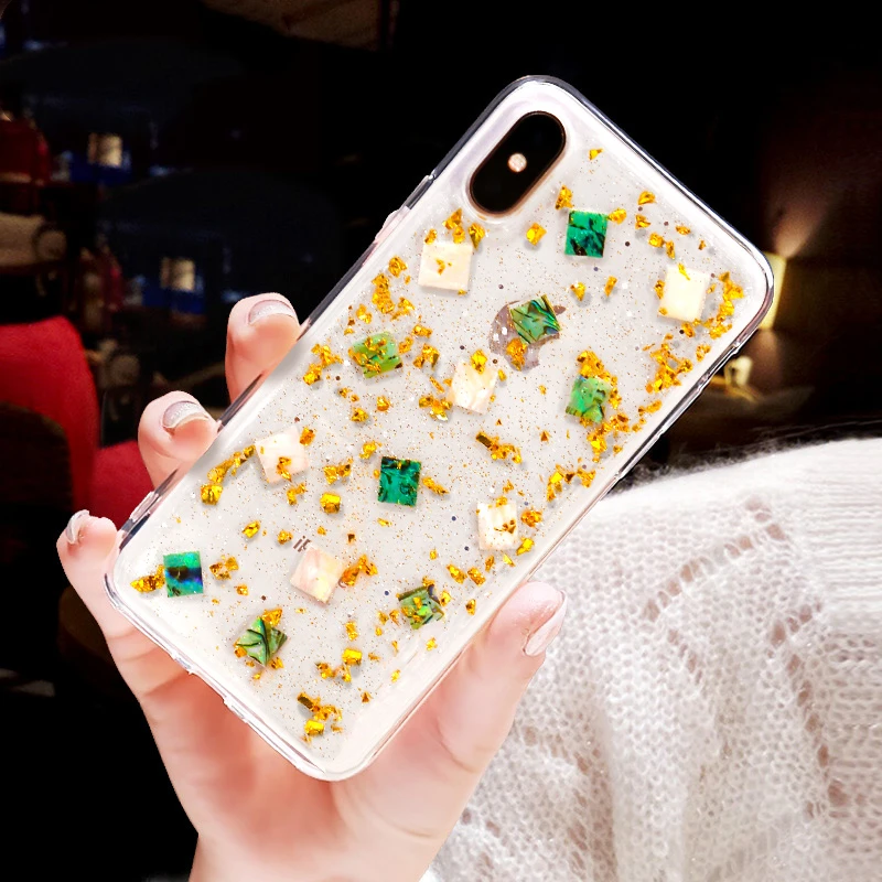 Чехол для телефона Manderm iPhone 6 6s 7 8 Plus X Модный Блестящий Мягкий ТПУ чехол милый