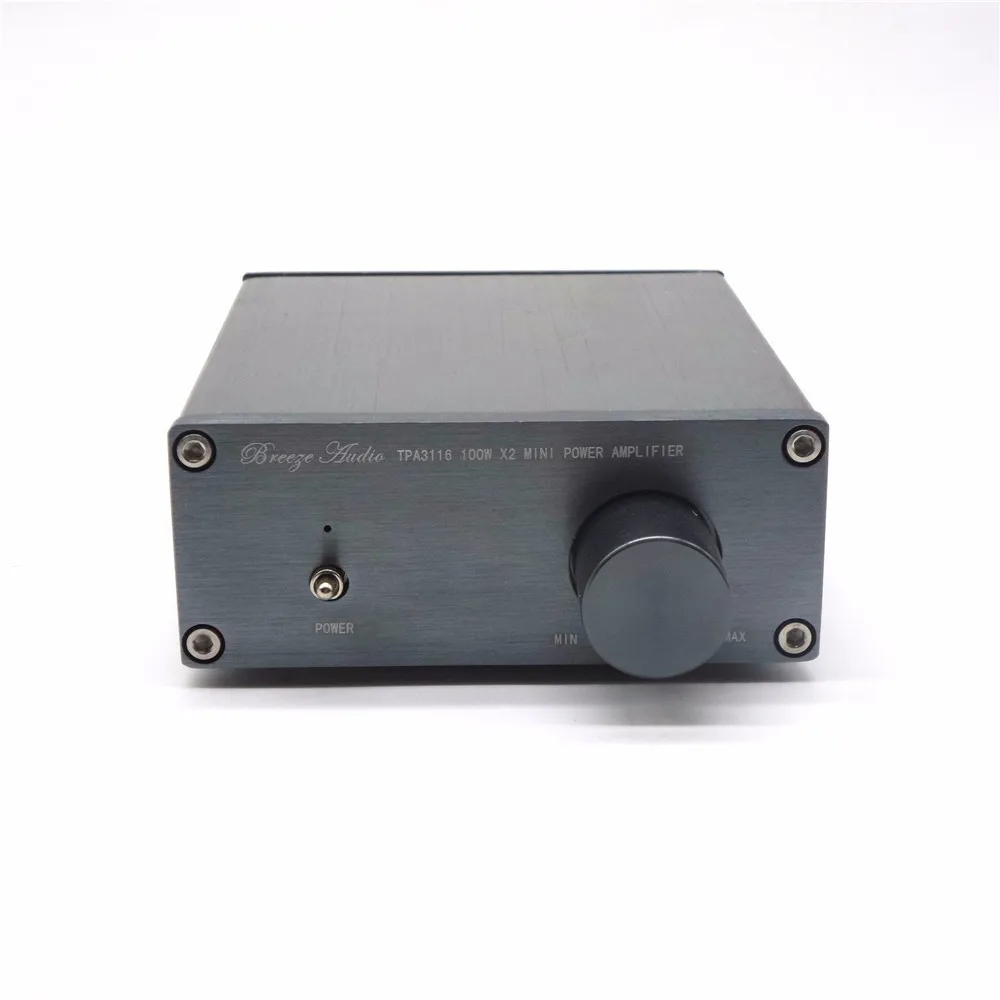 WL-2B3116 TPA3116 2*100 Вт HiFi класс 2 стерео цифровой усилитель мощности аудио мини алюминиевый корпус AMP с NE5532 amplificador