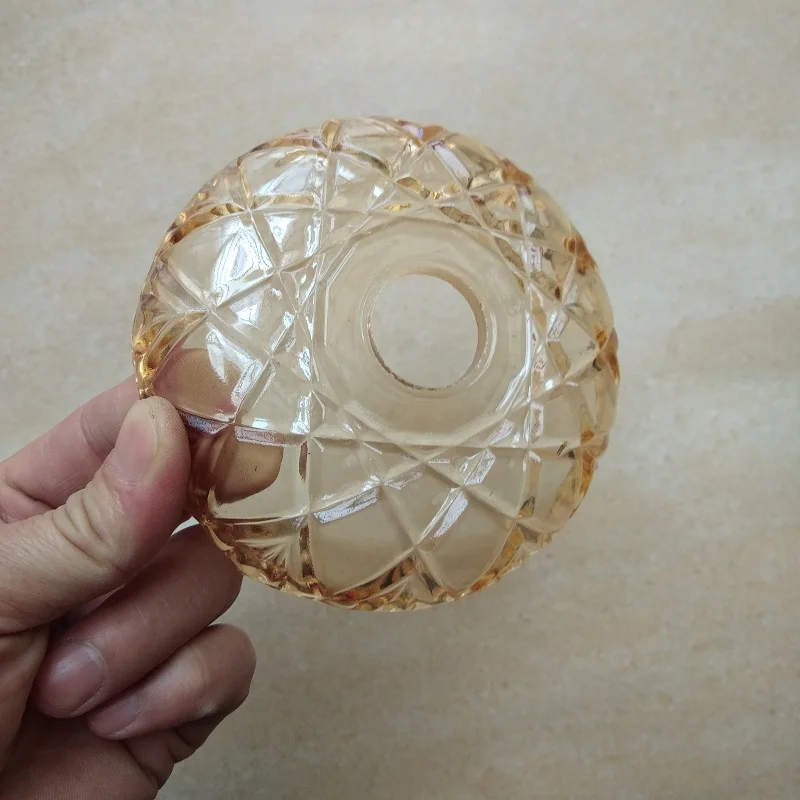2 шт./партия стеклянная Хрустальная чаша подставка для лампы подсвечник