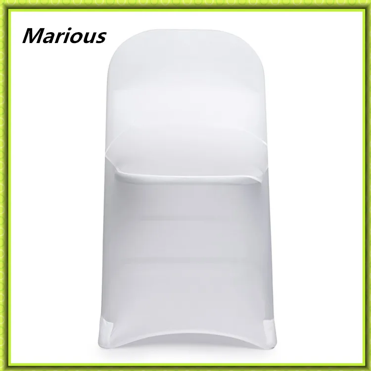 Marious 100 шт складной чехол для кресла спандекс чехлы стульев свадьбы стула белое