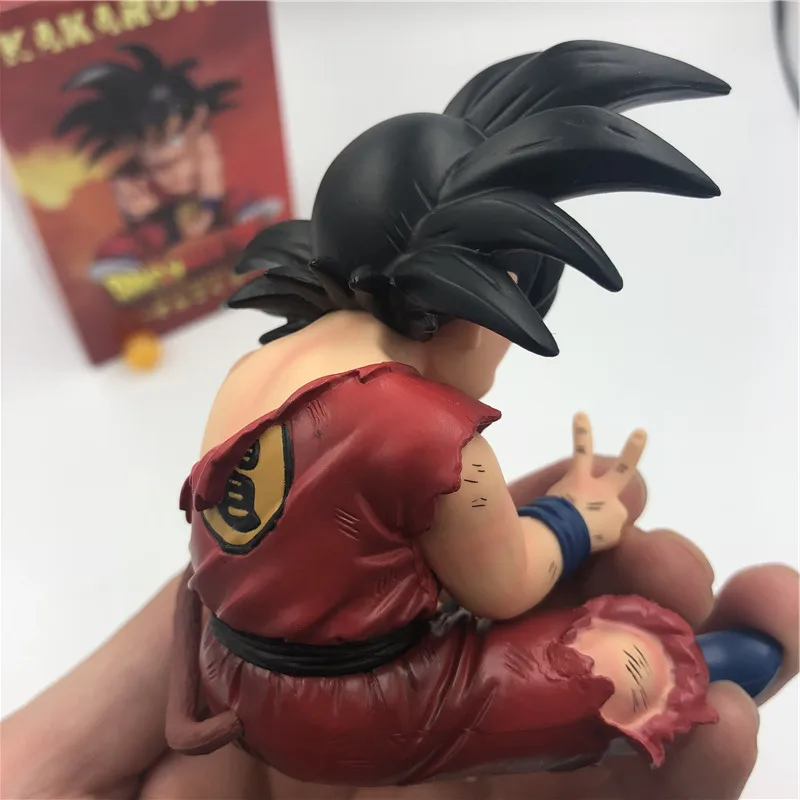 Dragon Ball Z малыш Гоку ранен Ver. Фигурку игрушечные фигурки из игры Dragon Ball DBZ(“Гоку сидя победный жест Вегета ГОКу Супер Saiyan Коллекция Модель