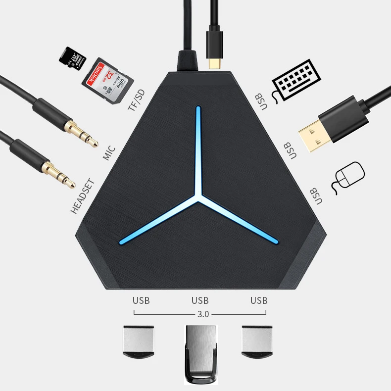 USB-хаб с интерфейсом для микрофона | Компьютеры и офис