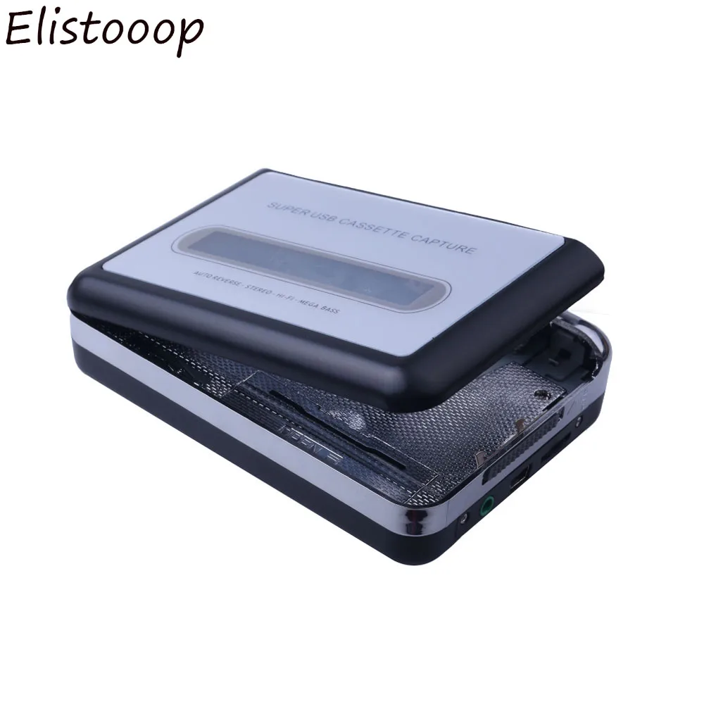 USB Cassette Capture Radio Player Portable Tape to MP3 Converter Audio Music Recorder | Электроника