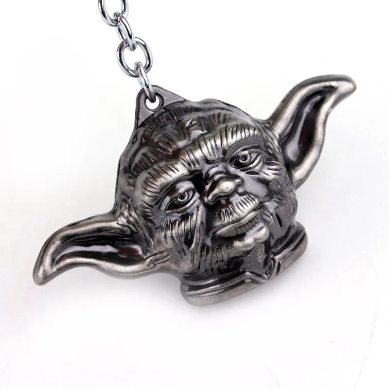 VC-LADY брелок черный пистолет йода ожерелье с подвеской в виде головы металический