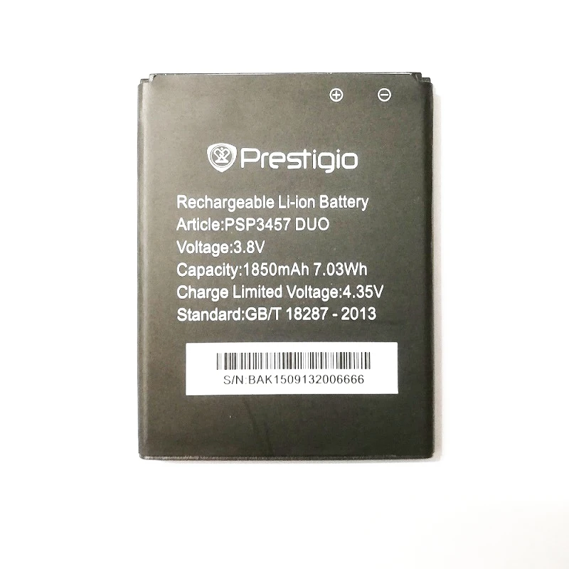 Новинка 1850 мАч PSP3457 сменная батарея для Prestigio Wize F3 PSP3457DUO PSP3457 DUO мобильный телефон Bateria Batterij