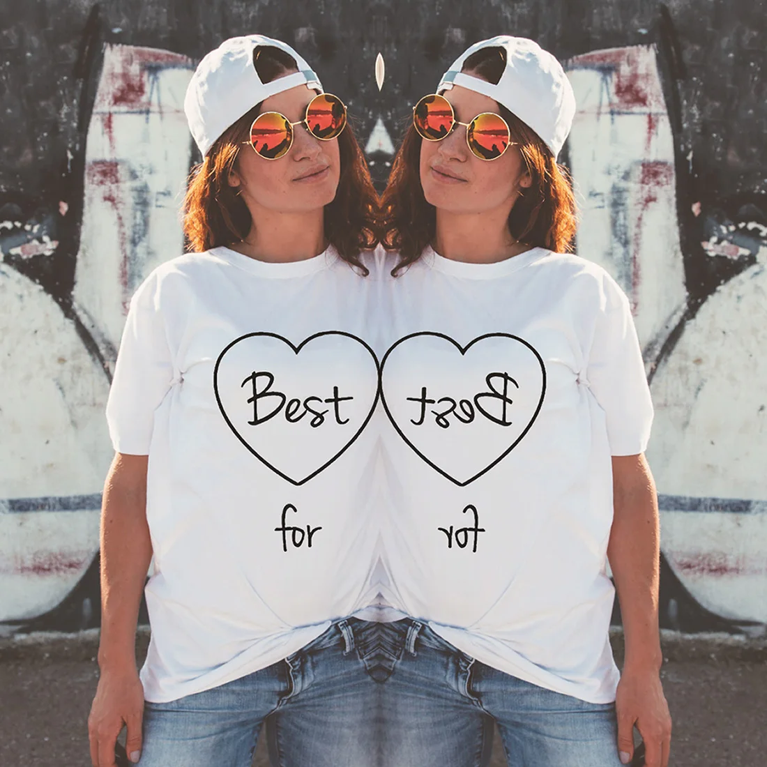 Узор любовное послание круглый вырез горловины подарок Повседневное принт