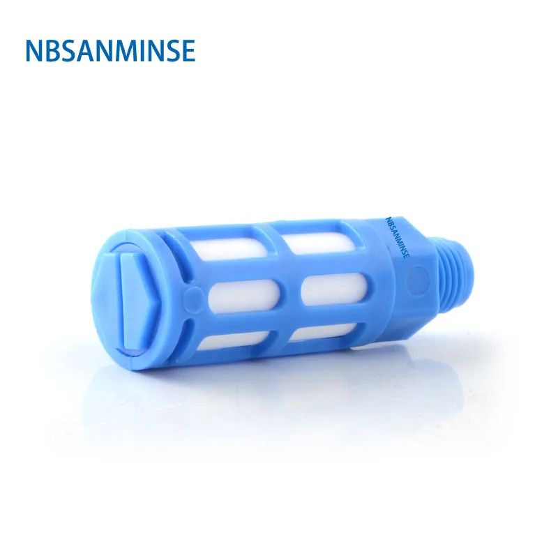 NBSANMINSE 10 шт./лот PSU 1/8 1/4 3/8 1/2 3/4 1 дюйм пластик глушитель воздуха детали
