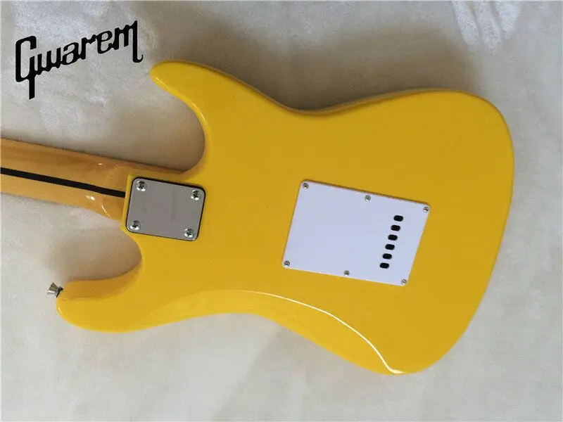 Электрогитара/Gwarem новая Левая гитара/желтый цвет/гитара в Китае|left handed guitar|electric