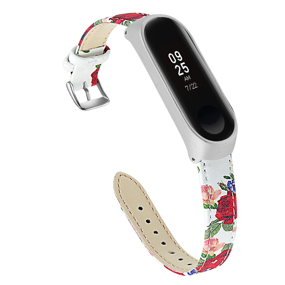 Joyozy кожаные Смарт-часы ремешок для xiaomi mi band 4/3 ремешок mi band Замена многоцветный ремешок для часов xiaomi mi Band 3/4