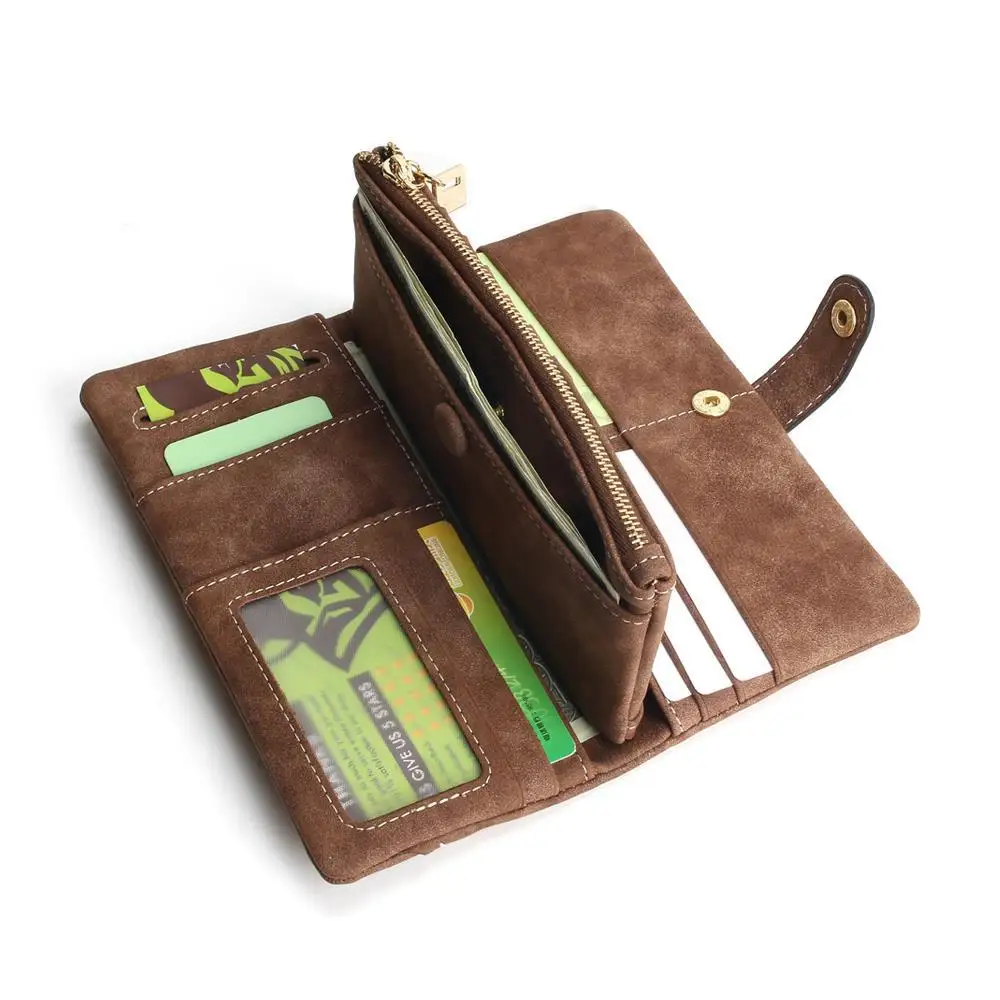 Сумка-кошелек на молнии Новые 2019 Для женщин кошельки бренд женский длинный