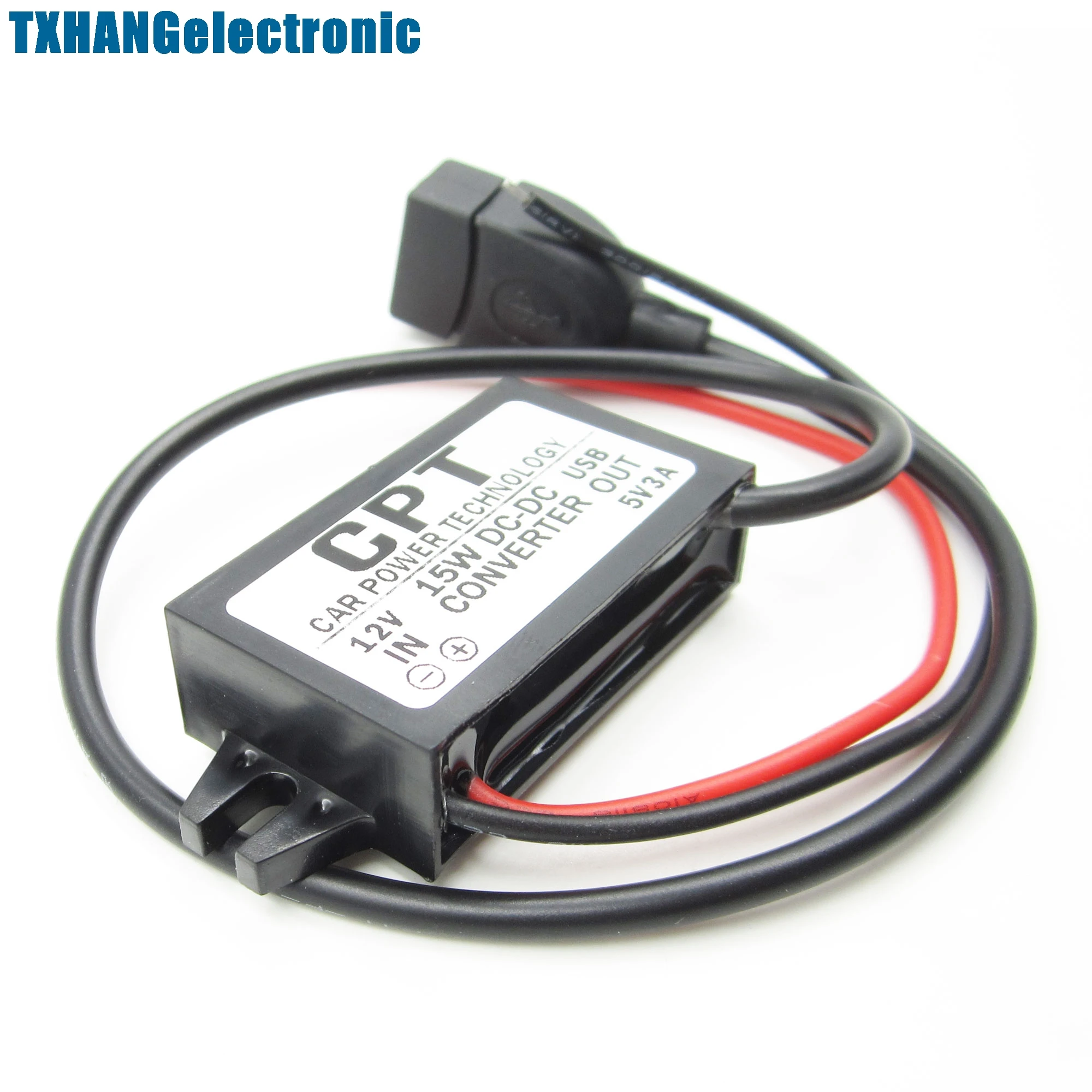 3A DC12V до 5V 15 Вт Шаг вниз USB конвертер регулятор для телефона автомобиля Зарядное