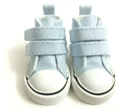 sky blue BEIOUFENG парусиновые кроссовки обувь для Paola Reina куклы аксессуары, 1/4 обувь для кукол BJD спортивная обувь для Corolle, мини кукольные сапоги - Цвет: sky blue