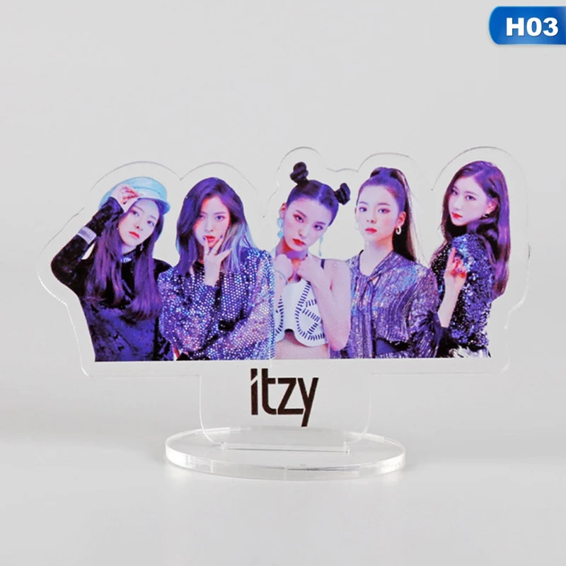 03 K-pop Star BLACKPINK GOT7 TXT дважды бродячая детская фигурка на акриловой подставке коллекция подарочных канцелярских принадлежностей - Цвет: 03