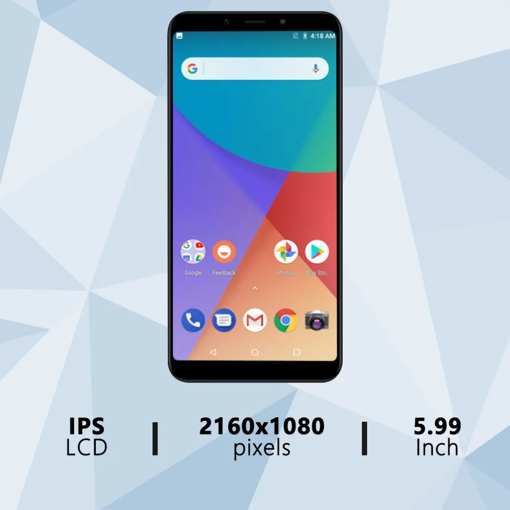ЖК дисплей класса AAA для Xiaomi Redmi Mi A2 с сенсорным экраном замены 6X дигитайзер рамкой