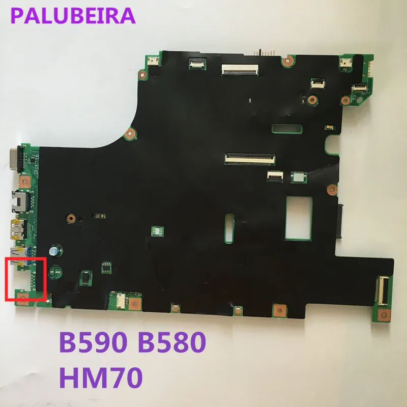 PALUBEIRA Для lenovo B590 B580 V580c Материнская плата ноутбука HM70 55.4YA01.001 основная плата