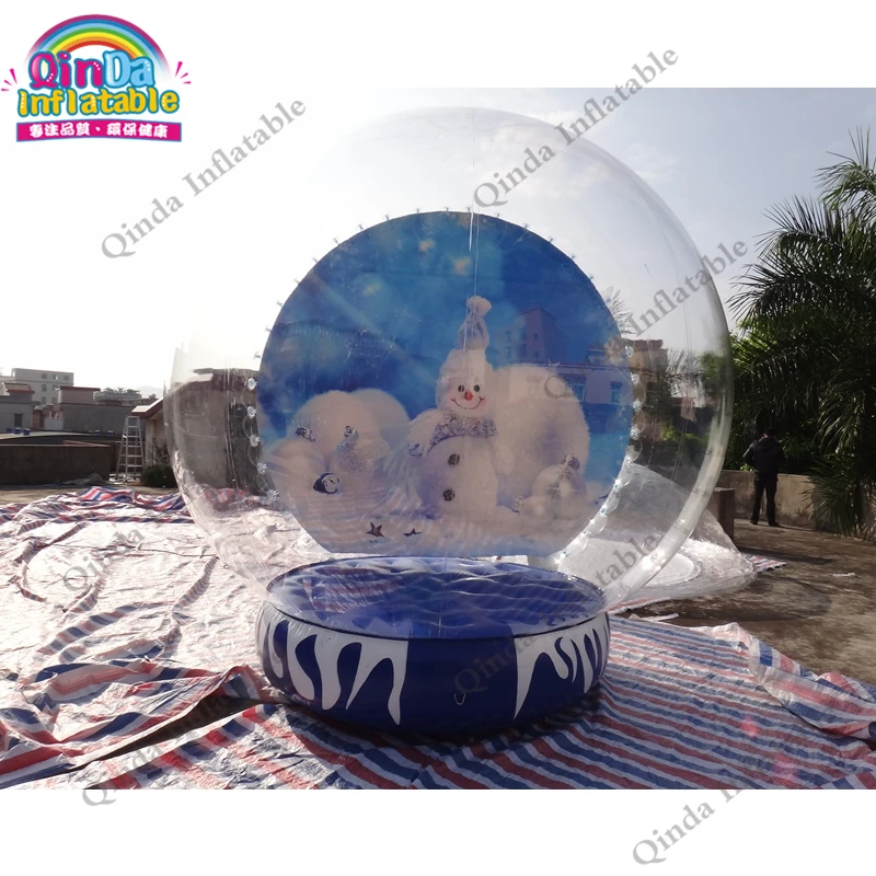 Надувной снежный шар праздничные и вечерние товары глобус Фотофон