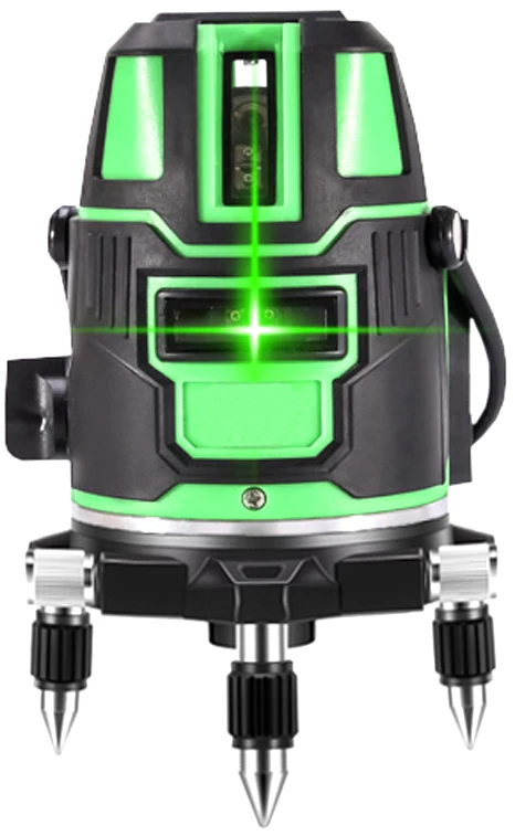 5 Lines green Laser Level 360 Self-leveling Rotary Cross Line Leveling With Tilt& Outdoor Mode can use Detector | Инструменты