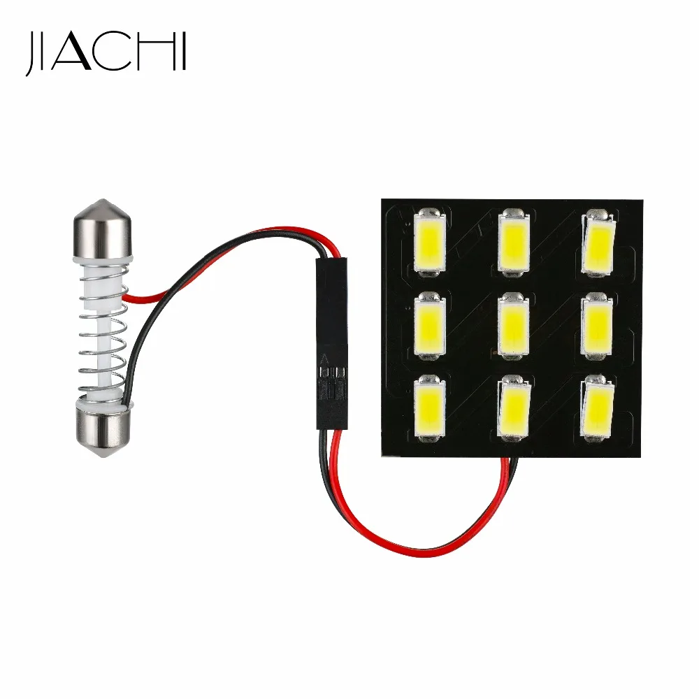 JIACHI 100 x супер белый светодиодный светильник для чтения с картой автомобиля 5730 5630