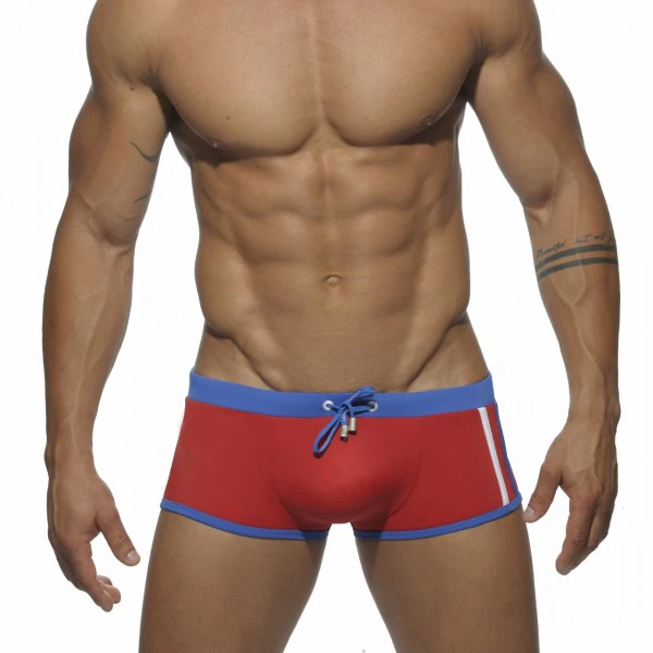 Новинка мужские однотонные плавки Лоскутные сексуальное мужское бикини