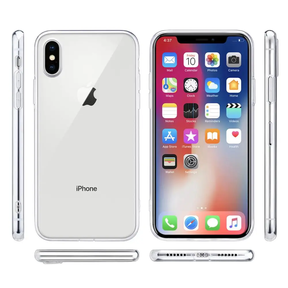 Прозрачный чехол для Xiaomi Pocophone F1 Redmi Note 7 pro Mi 5 5s Plus 4x мягкий силиконовый из ТПУ