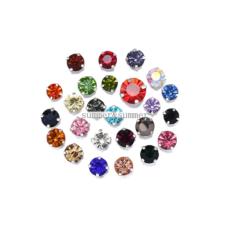 Новинка! Смешанный размер/некоторый размер павлин синий 4 мм-8 мм стеклянные