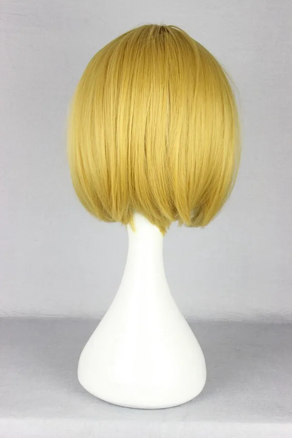 MCOSER Новый Боб Прическа Аниме Косплей Нападение на Титан-Армин Arlart Короткими