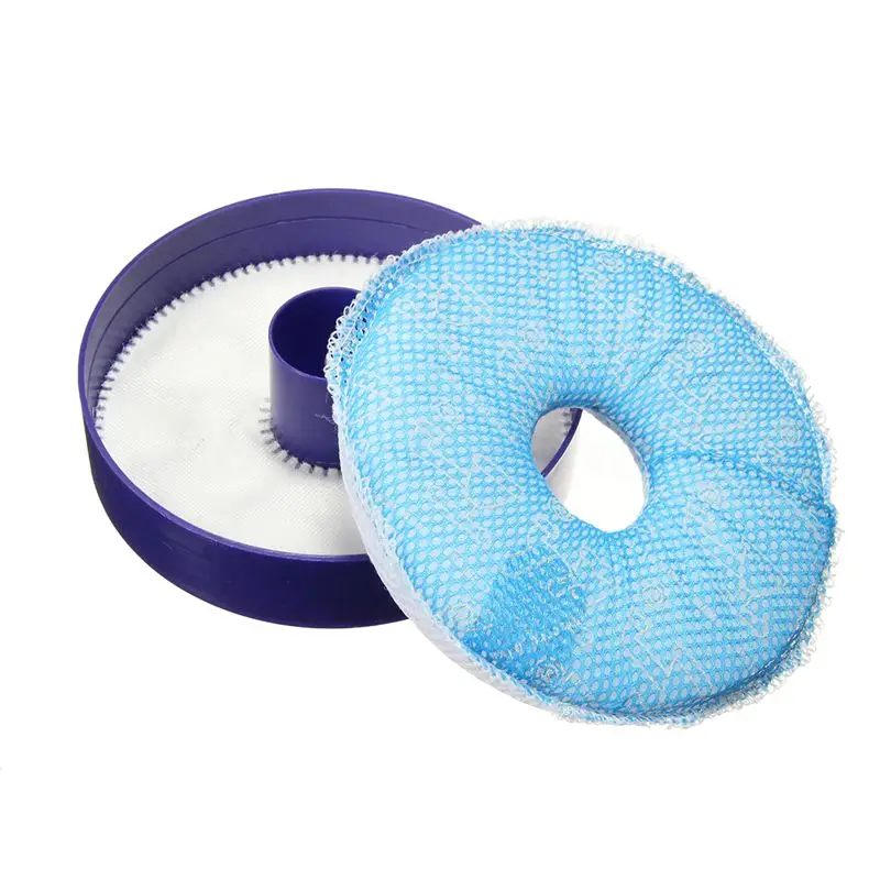 Моющийся пылесос предмоторный аллергический HEPA фильтр для Dyson DC33 DC33i (синий) |