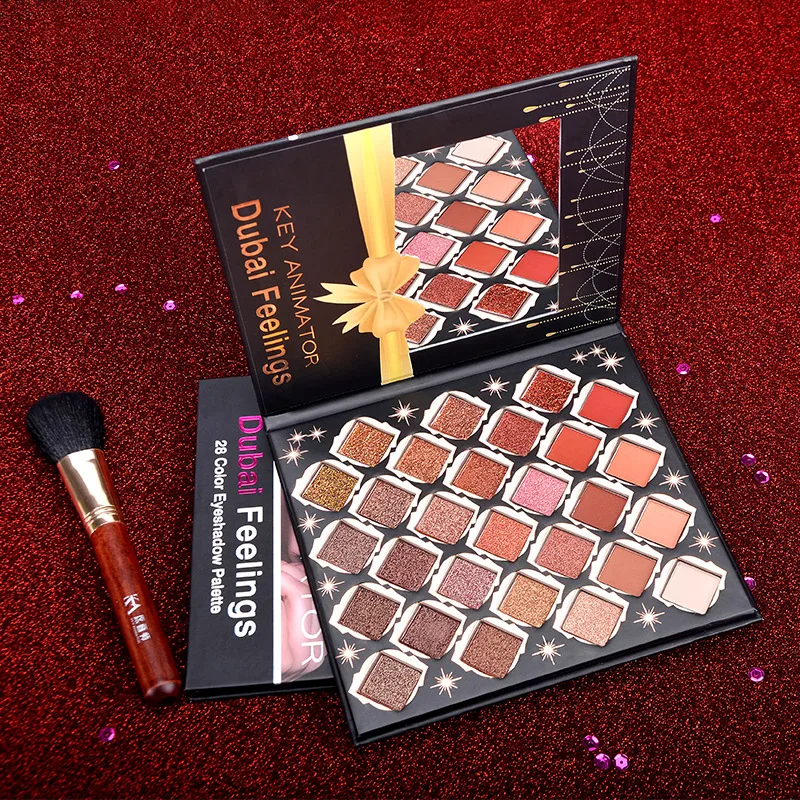 Красота Блеск Макияж Тени для век Палитра застекленные тени макияж длительное