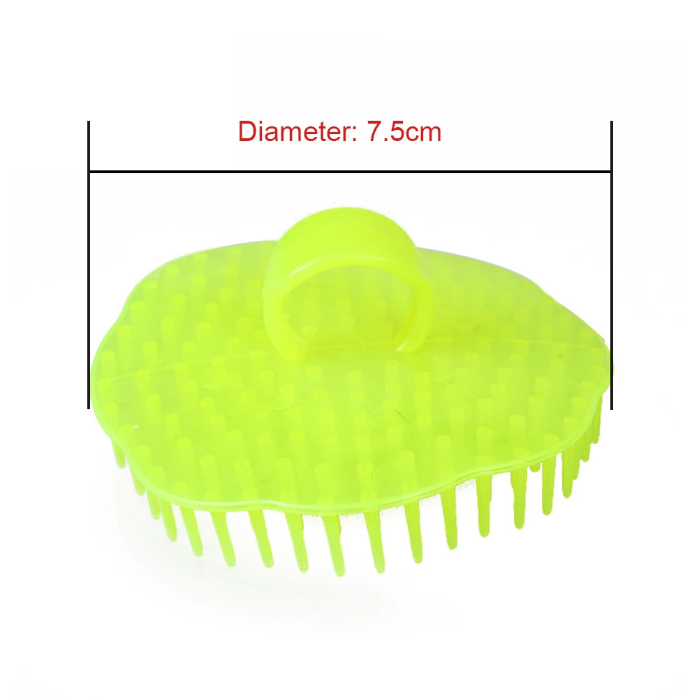 Горячая 2 шт./компл. щетка для мытья волос Мягкий массажер головы ванны здоровый