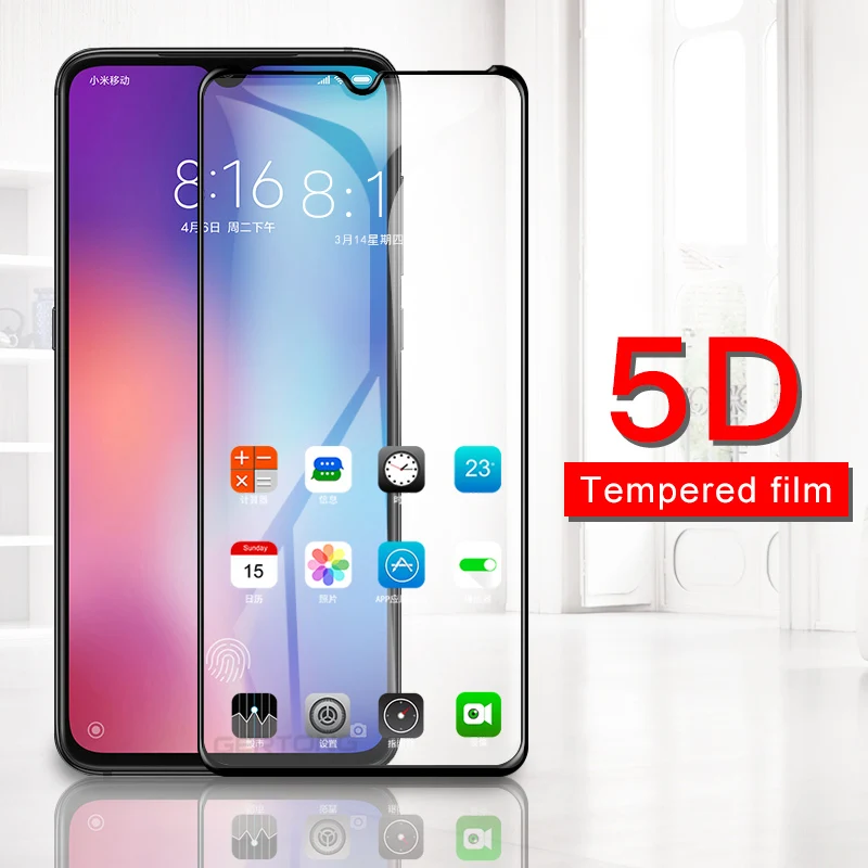 Настоящее 5D изогнутое закаленное стекло для Xiaomi Mi cc9 10 9T Pro 9 SE 8 Lite Mi9 Mi8 11 Explore полное