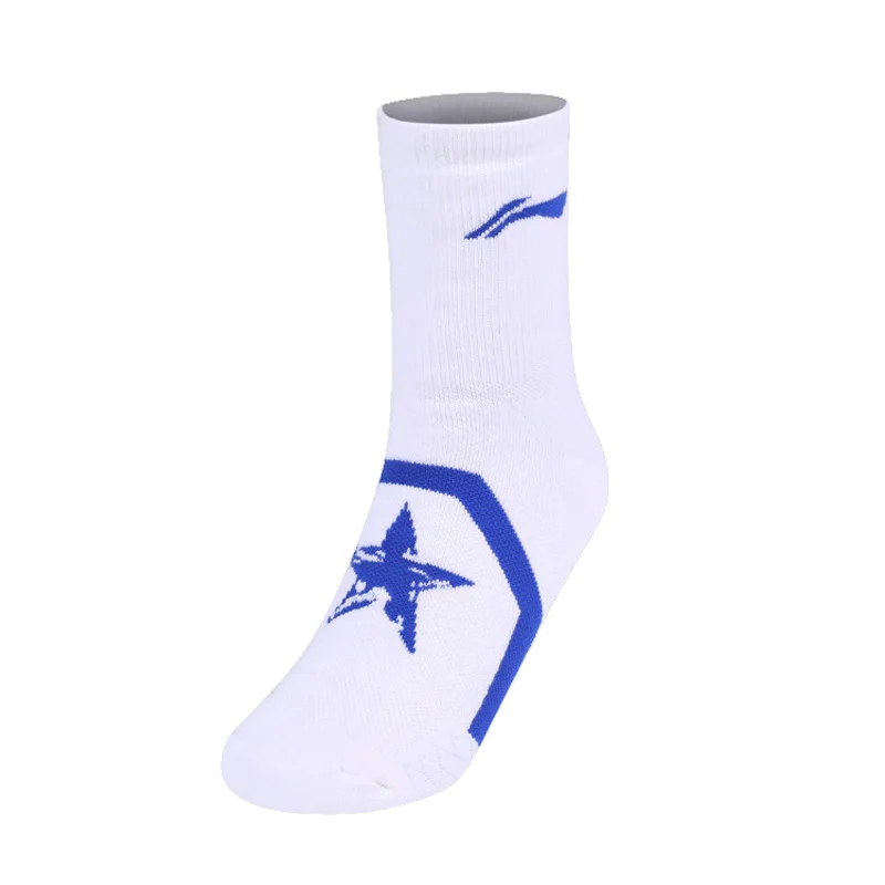 Li Ning мужские носки для бадминтона 60.9% хлопок 26.7% акрил 11.1% полиэстер 1.3% спандекс 24