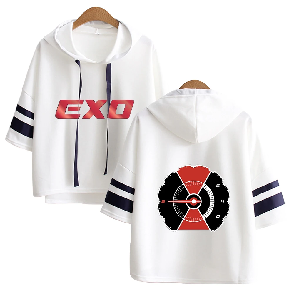 Exo 2019 love shot корейский стиль толстовки Свитшот одежда kpop kawaii летние женские