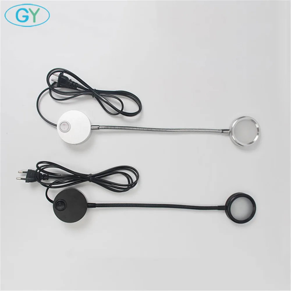 Гибкая светодиодная настенная лампа с кабелем и штепсельной вилкой Стандарта